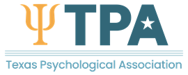 Texas Psychological Association Connected Community logo. This will take you to the homepage